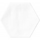 MERIDIAN HEX WHITE MATE 23X27