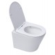 CADRE ROCA DUPLO ONE PACK BÂTI-SUPPORT ET PLAQUE DE COMMANDE PL1 BLANC BR AVEC WC SUSPENDU RIM-EX INFINITIO BL BR 48cm DE SAT