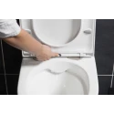 BASTIDOR ROCA DUPLO ONE PACK CISTERNA EMPOTRADA Y PULSADOR PL7 NEG MAT CON INODORO SUSPENDIDO BREVIS 48cm SAT