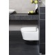 GEBERIT Duofix pack bâti-support encastrè et bouton poussoir delta 01 bl avec WC suspendu Rim-ex BREVIS bl br de SAT