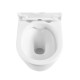 GEBERIT Duofix pack bâti-support encastrè et bouton poussoir delta 01 bl avec WC suspendu Rim-ex BREVIS bl br de SAT