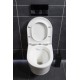 GEBERIT Duofix pack bâti-support encastrè et bouton poussoir delta 01 bl avec WC suspendu Rim-ex BREVIS bl br de SAT