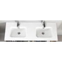 SDZ Lavabo RUBI BLANCO MATE 101x46 Seno Centrado Ceramico