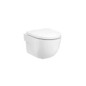 Bastidor GROHE pack cisterna empotrada y pulsador negro mate con inodoro suspendido Roca Meridian Blanco 48 cm