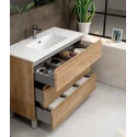 Mueble de Baño Barcelona Roble Natural 100x46