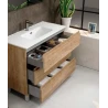 Mueble de Baño Barcelona Roble Natural 100x46