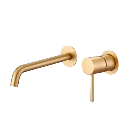 Monomando empotrado para Lavabo Holbox Gold