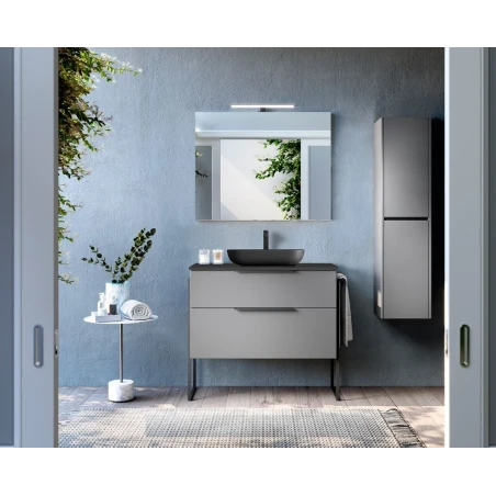 Mueble de baño Isquia 100 INDUSTRIAL MIST MATE