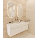 ESPEJO OVALADO LED NATUREL GIULIA 40x80