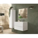 Mueble de Baño DUE BLANCO Lacado Brillo 80x46