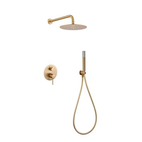 MONZA Conjunto de ducha Empotrado con monomando GOLD