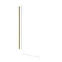 KIT FIJO ORO MATE 100CM VIDRIO, ANCLAJES Y SOPORTE
