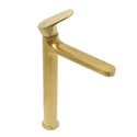 Grifo Monomando 25,4 cms CAPRI ORO CEPILLADO Lavabo Alto
