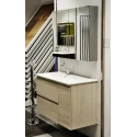 Mueble de baño NUBE ROBLE NATURAL de 100X46