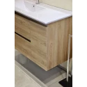 Mueble de baño NUBE ROBLE NATURAL de 100X46