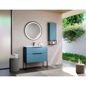 Mueble de Baño Isquia 100 ISLAND Tirador negro