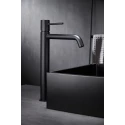 Grifo Monomando MATERIA CR negro mate lavabo Alto