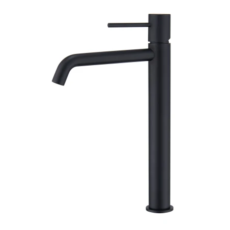 Grifo Monomando MATERIA CR negro mate lavabo Alto