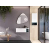 Mueble de baño ITALIA 1 cajón blanco mate de 80 cm