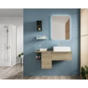 Mueble de baño ITALIA 1 cajón de Roble Natural 80 cm