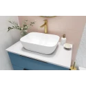 ENCIMERA TOP DUE-NUBE BLANCO MATE 100 CM