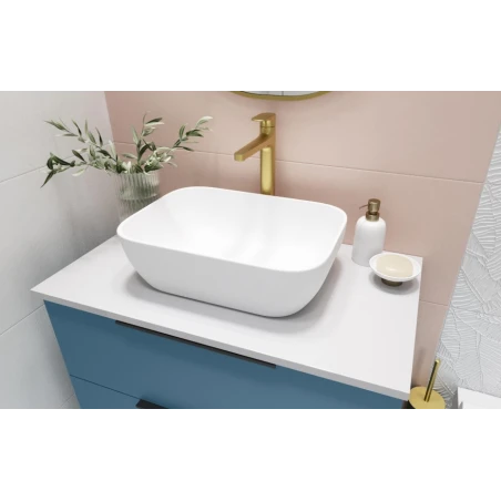 ENCIMERA TOP DUE-NUBE BLANCO MATE 100 CM