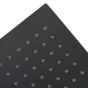 Kit Ducha Empotrada con Rociador Cuadrado Negro Mate Tenerife