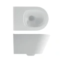 BASTIDOR ROCA DUPLO CISTERNA EMPOTRADA Y PULSADOR PL1 DUAL CROMO BR CON INODORO SUSPENDIDO Rim-ex Avangard blanco br AQUA