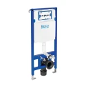 BASTIDOR ROCA DUPLO CISTERNA EMPOTRADA Y PULSADOR PL1 DUAL CROMO BR CON INODORO SUSPENDIDO Rim-ex Avangard blanco br AQUA