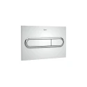 BASTIDOR ROCA DUPLO CISTERNA EMPOTRADA Y PULSADOR PL1 DUAL CROMO BR CON INODORO SUSPENDIDO Rim-ex Avangard blanco br AQUA