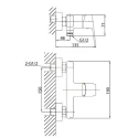 GRIFO MONOMANDO DUCHA CUBE WAY CU268 OPTIMA