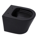 BASTIDOR ROCA ACTIVE PACK CISTERNA EMPOTRADA Y PULSADOR NEGRO MAT CON INODORO SUSPENDIDO RIM-EX INFINITIO NEGRO MATE 48cm DE SAT