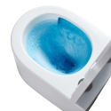 BASTIDOR ROCA DUPLO CON CISTERNA EMPOTRADA, PULSADOR PL10 BLANCO MATE, INODORO SUSPENDIDO TORNADO 72 SISTEMA VORTEX BLANCO SAT