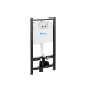 BASTIDOR ROCA ACTIVE CON CISTERNA EMPOTRADA Y PULSADOR NEGRO MATE y WC suspendido TREND 49CM VORTEX DE KP