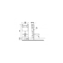 BASTIDOR ROCA ACTIVE CON CISTERNA EMPOTRADA Y PULSADOR PVC cromo Mate