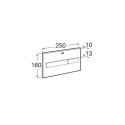 BASTIDOR ROCA DUPLO PACK CISTERNA EMPOTRADA Y PULSADOR PL7 NEG MAT C/ INODORO SUSPENDIDO ROUND SMART BL BR TOR 3 C/ TAPA FINA