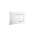 Bastidor ROCA Active pack cisterna empotrada y pulsador Blanco con inodoro suspendido ROUND Tornado 3.0 de KP Tapa Fina