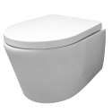 BASTIDOR ROCA DUPLO CISTERNA EMPOTRADA Y PULSADOR PL10 BLANCO MATE CON INODORO SUSPENDIDO Rim-ex Avangard blanco br AQUA