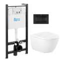Conjunto Roca: Cisterna Empotrada + WC Ona Rimless