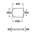 BASTIDOR GROHE PACK CISTERNA EMPOTRADA Y PULSADOR CROMO BR CON INODORO SUSPENDIDO ROCA THE GAP CON SISTEMA RIMLESS Y SOFTCLOSE