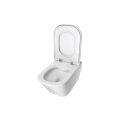 BASTIDOR GROHE PACK CISTERNA EMPOTRADA Y PULSADOR CROMO BR CON INODORO SUSPENDIDO ROCA THE GAP CON SISTEMA RIMLESS Y SOFTCLOSE