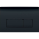 BASTIDOR GEBERIT PACK CISTERNA EMPOTRADA Y PULSADOR DELTA 50 NEGRO BR CON INODORO SUSPENDIDO ROCA THE GAP CON SISTEMA RIMLESS