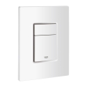 BASTIDOR GROHE PACK CISTERNA EMPOTRADA Y PULSADOR SKATE COSMO BLANCO BRILLO CON INODORO SUSP ROCA THE GAP CON SISTEMA RIMLESS