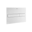 BASTIDOR ROCA DUPLO CON CISTERNA EMPOTRADA Y PULSADOR PL7 BLANCO MATE CON INODORO SUSPENDIDO NEBULA BLACK MATE DE AQUA