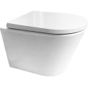 Bastidor GROHE pack cisterna empotrada y pulsador cromo brillo con inodoro susp Tornado 3.0 ORION TAPA ENVOLVENTE blanco br