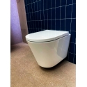 Bastidor GROHE pack cisterna empotrada y pulsador cromo brillo con inodoro susp Tornado 3.0 ORION TAPA ENVOLVENTE blanco br
