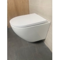 BASTIDOR ROCA DUPLO PACK CISTERNA EMPOTRADA Y PULSADOR PL7 BLANCO MATE CON WC SUSPENDIDO KP ROUND SMART Blanco Br Tornado 3.0