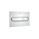 BASTIDOR ROCA DUPLO PACK CISTERNA EMPOTRADA Y PULSADOR PL1 CROMO BRILLO CON INODORO SUSPENDIDO Rimless Eclipse Negro Mat de AQUA