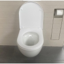 Bastidor GROHE pack cisterna empotrada y pulsador negro mate con inodoro suspendido ROUND bl br 49 cm Tornado 3.0 de KP