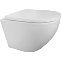 Bastidor GROHE pack cisterna empotrada y pulsador negro mate con inodoro suspendido ROUND bl br 49 cm Tornado 3.0 de KP